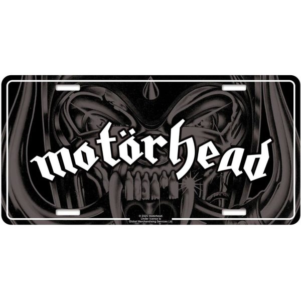 Motorhead Number Plate: Logo