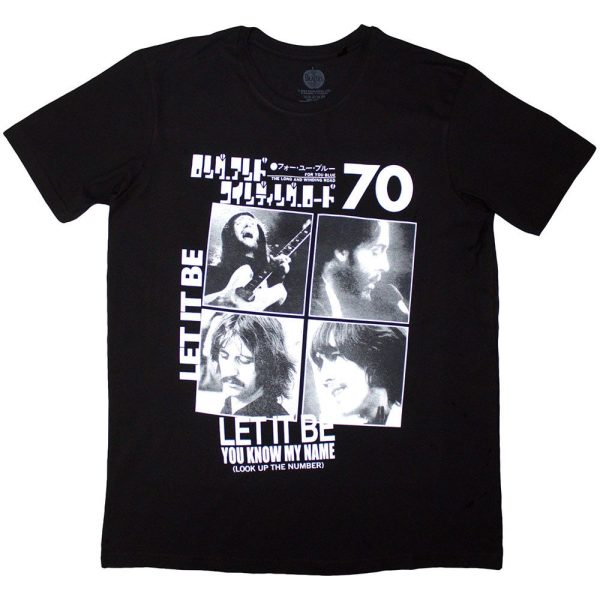 The Beatles Unisex T-Shirt: 1970 (Black)
