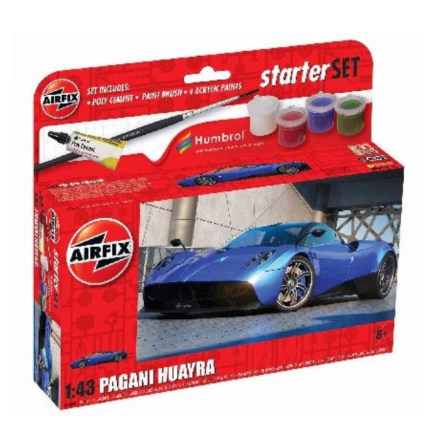 Airfix Small Starter Set 1:43 Pagani Huayra, new