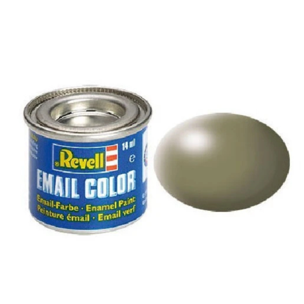 REVELL Enamel 14 ml. greyish green silk   ( SM 362 )