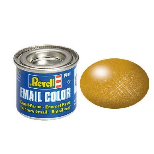 REVELL Enamel 14 ml. brass metallic ( 92 )