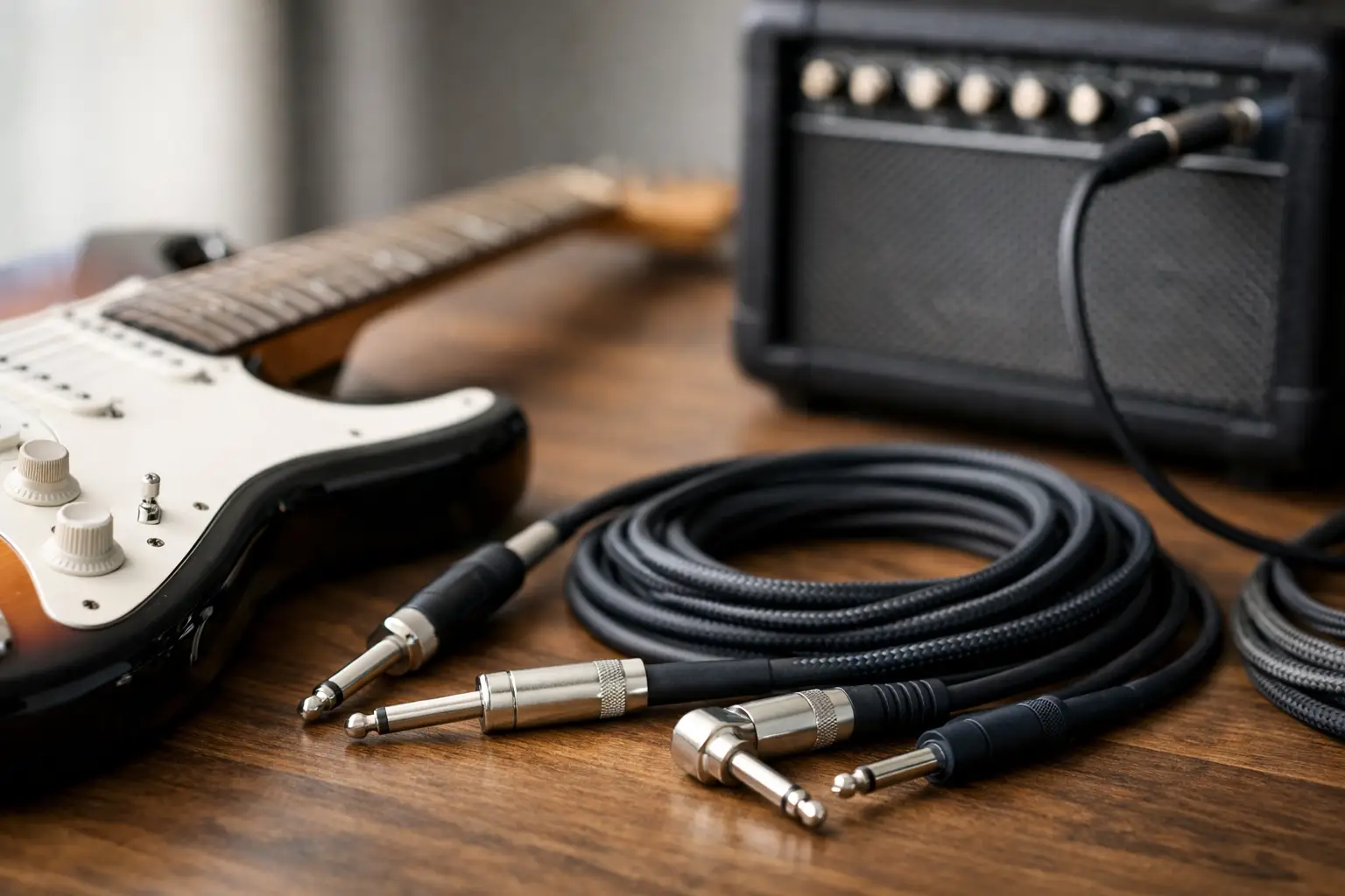 Hvordan velge riktig instrumentkabel til gitar
