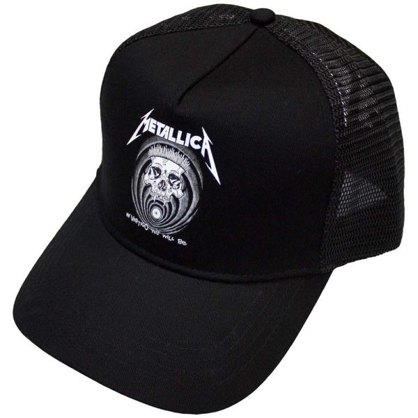 Metallica Unisex Mesh Back Cap: In Vertigo (Black)