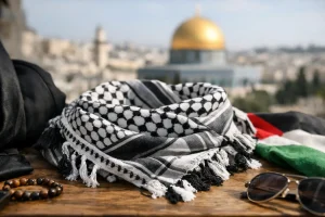 Palestinaskjerf med stil, historie og respekt