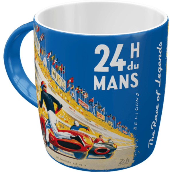 24h Le Mans Racing Poster Blue Krus