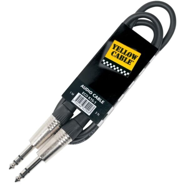 Yellow Cable K15 1 Jack/jack Stereo