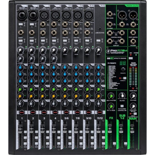 Mackie ProFX12v3 12 Channel Professional Effects Mixer with USB