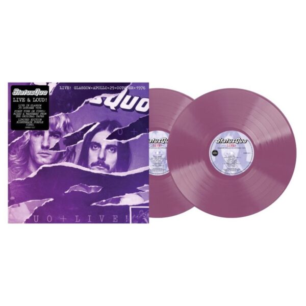 Status Quo 29th October 1976 Live! Vinyl/LP