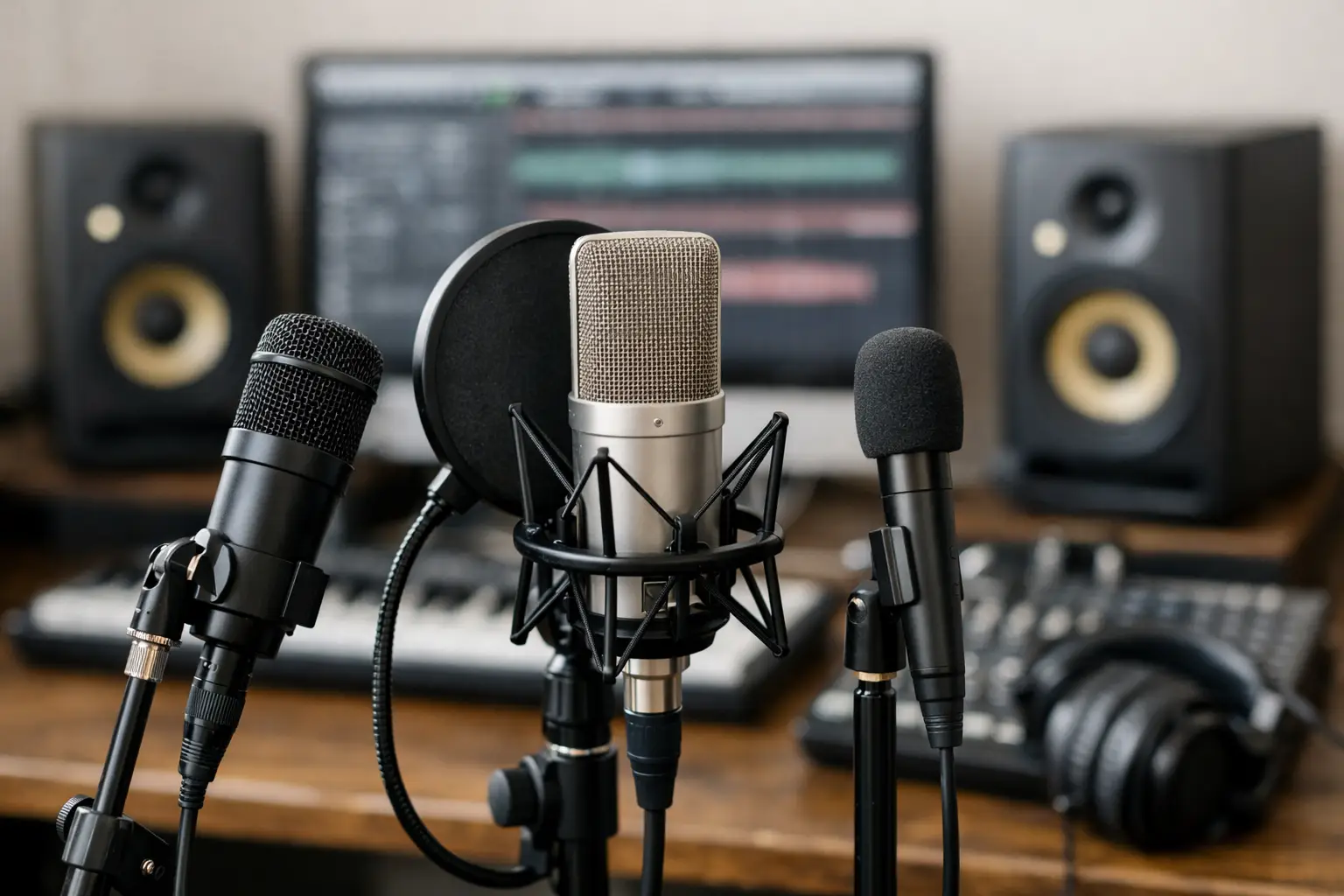 Anmeldelse av studio mikrofoner for hjemmestudio