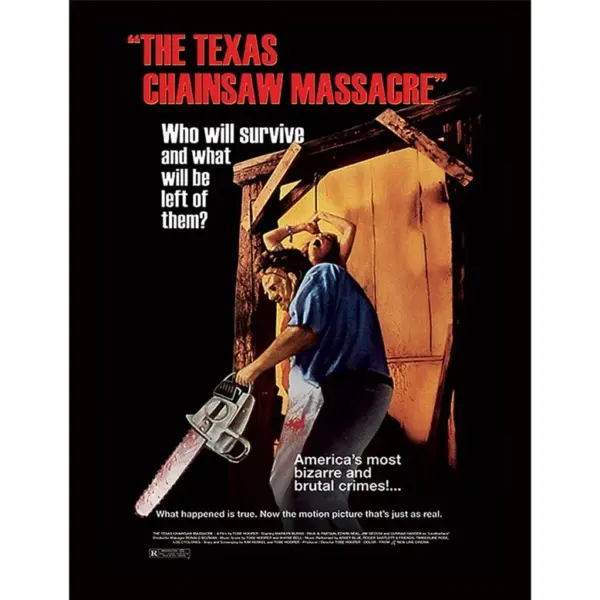 Texas Chainsaw Massacre (Brutal) Wall Art Print med ramme