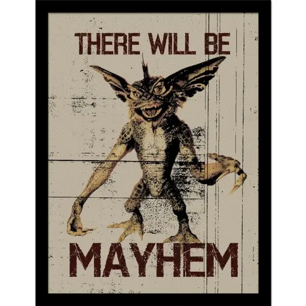 Gremlins (Mayhem) Wall Art Print med ramme