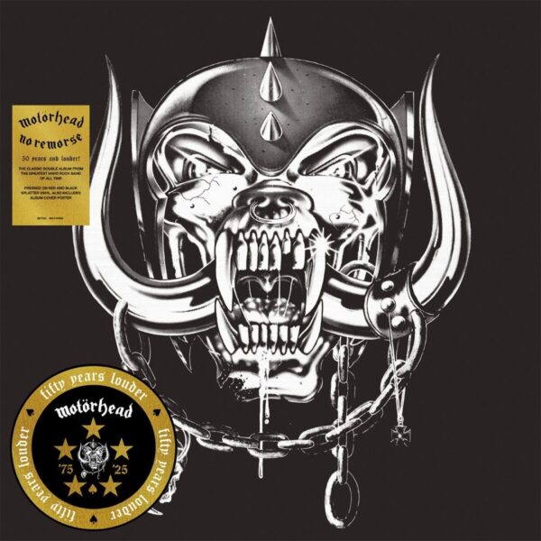 Motörhead No Remorse (50th Anniversary Limited Red & Black Splatter 2LP)